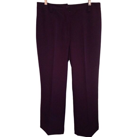 East 5th Women's Deep Plum Dress Pants Size 10 - Picture 1 of 6